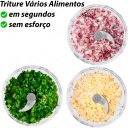Ver mais imagens de Mini Processador Triturador Alimentos Elétrico Potente Usb
