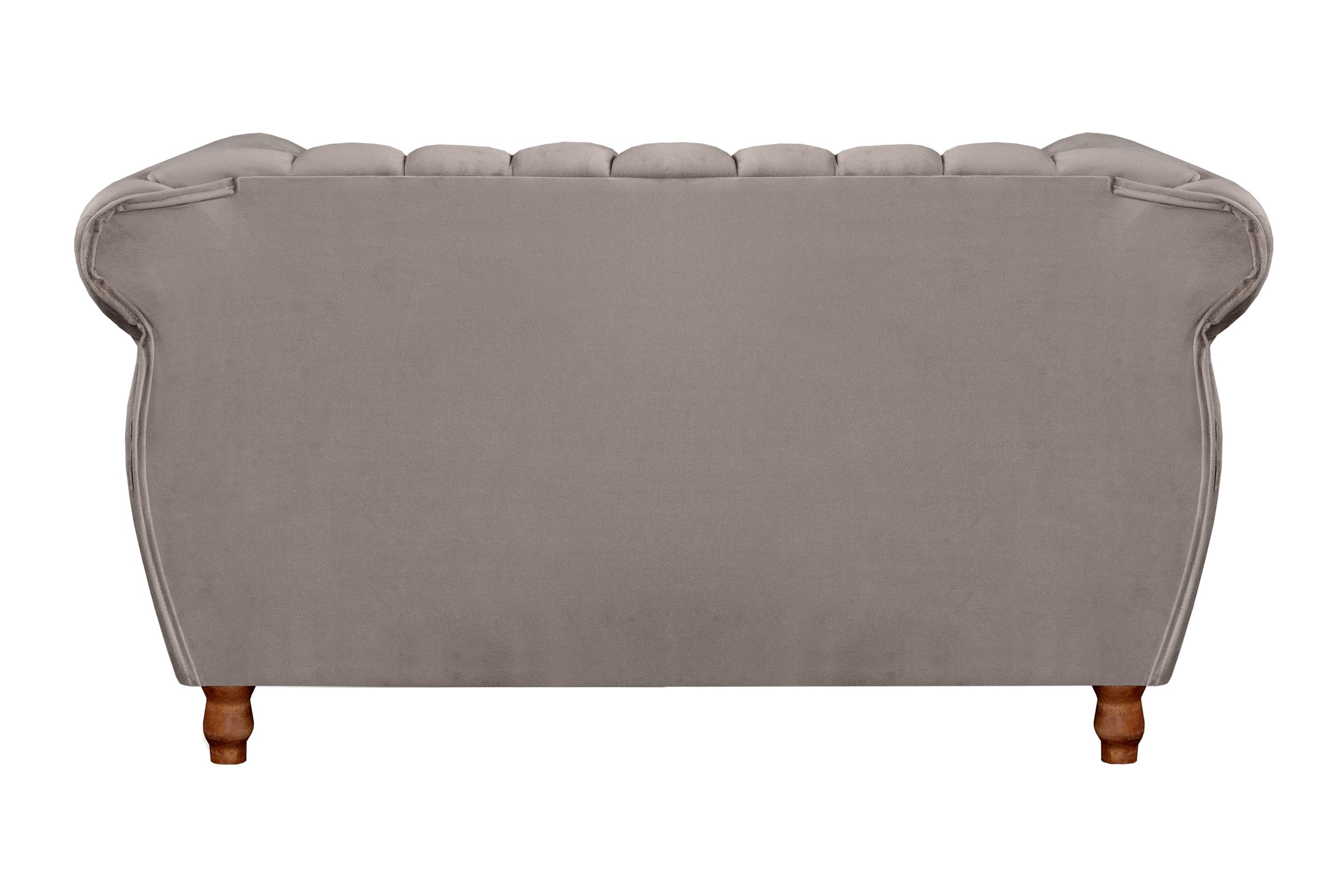 Conjunto Realeza Sofá com Poltronas Chesterfield Decoração - 5