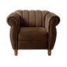 Conjunto Realeza Sofá com Poltronas Chesterfield Decoração - 6