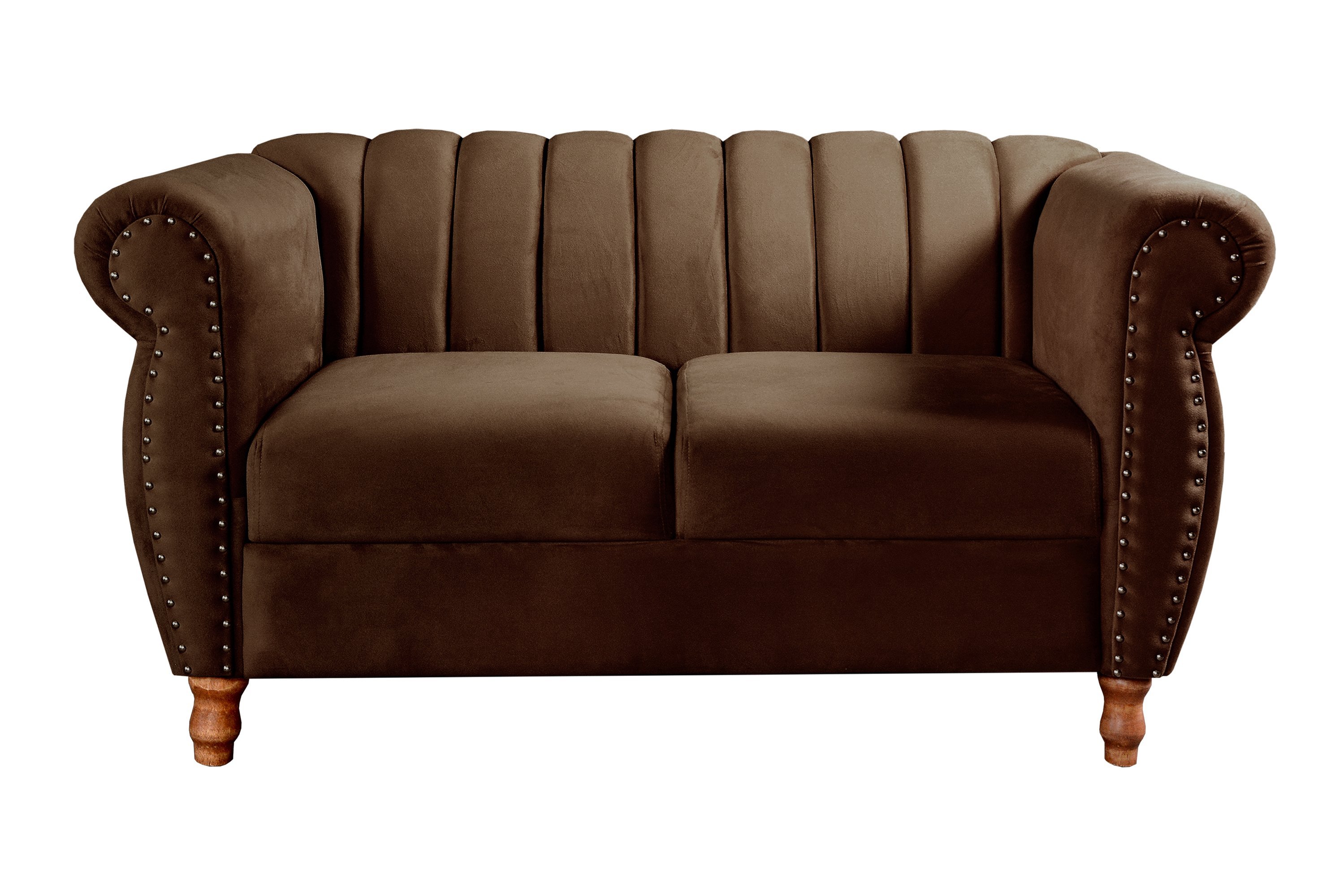 Conjunto Realeza Sofá com Poltronas Chesterfield Decoração - 4