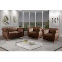 Ver imagem 1 de Conjunto Realeza Sofá com Poltronas Chesterfield Decoração