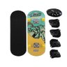 SKATE SEMI PROFISSIONAL SUPORTA ATE 50KG COM KIT PROTEÇÃO CAPACETE JOELHEIRA COTOVELEIRA - 4