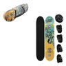 SKATE SEMI PROFISSIONAL SUPORTA ATE 50KG COM KIT PROTEÇÃO CAPACETE JOELHEIRA COTOVELEIRA - 3