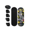 SKATE SEMI PROFISSIONAL SUPORTA ATE 50KG COM KIT PROTEÇÃO CAPACETE JOELHEIRA COTOVELEIRA - 1