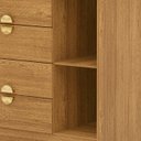 Ver mais imagens de Cômoda para Quarto 93cm com 1 Porta Nara Nature V02 - Mpozenato
