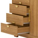 Ver imagem 7 de Cômoda para Quarto 93cm com 1 Porta Nara Nature V02 - Mpozenato