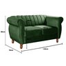 Conjunto Realeza Sofá com Poltronas Chesterfield Decoração - 3