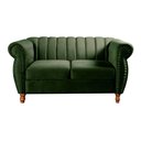 Ver imagem 4 de Conjunto Realeza Sofá com Poltronas Chesterfield Decoração Verde