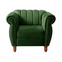 Ver imagem 6 de Conjunto Realeza Sofá com Poltronas Chesterfield Decoração Verde