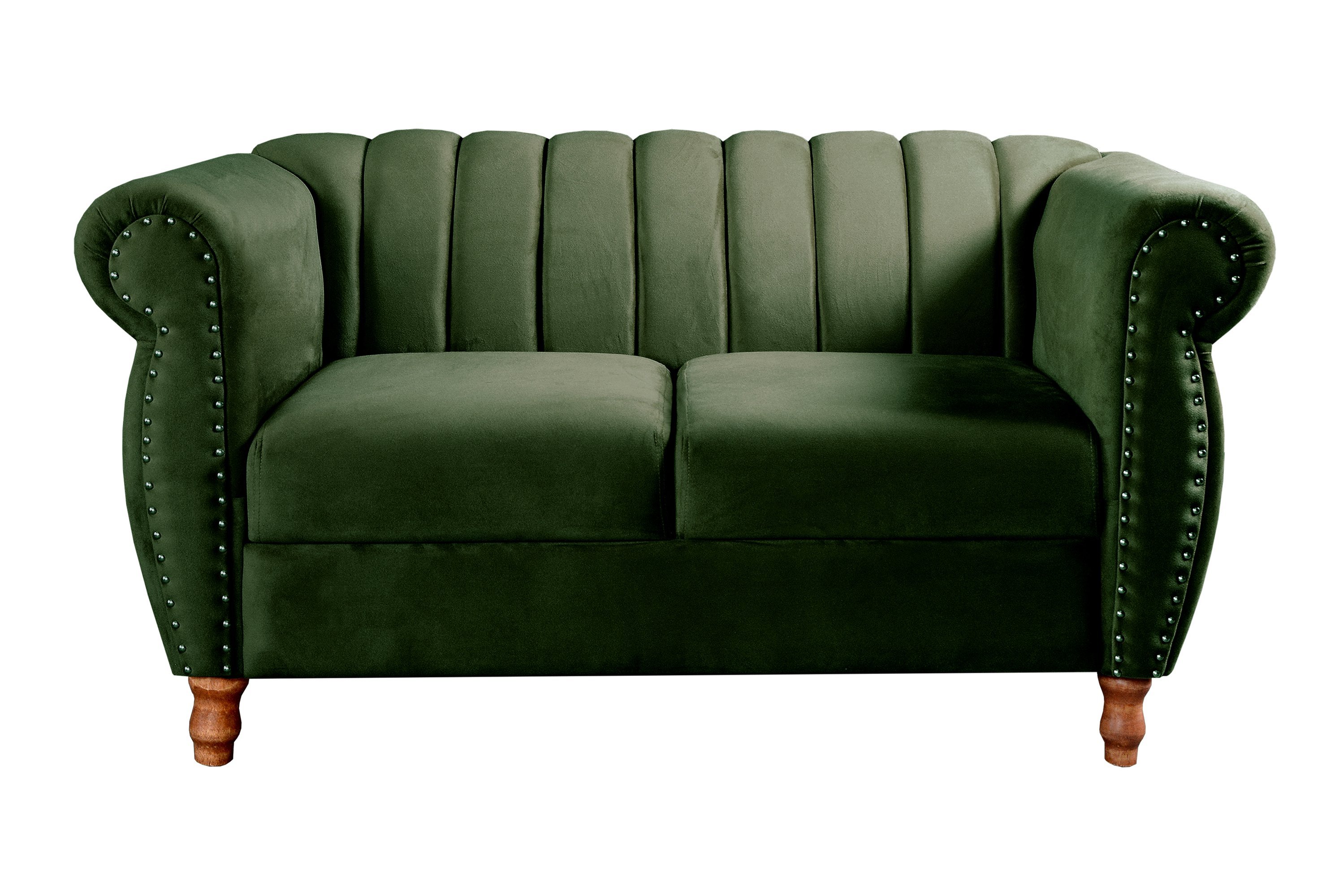 Conjunto Realeza Sofá com Poltronas Chesterfield Decoração - 4