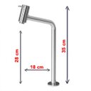 Ver imagem 6 de Torneira Bancada Link Banheiro Alta Cuba Lavabo Lavatório 8062 Slim Concept Metais