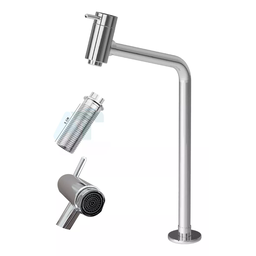Torneira Bancada Link Banheiro Alta Cuba Lavabo Lavatório 8062 Slim Concept Metais - 4