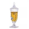 Suqueira Cristal 3l Dispenser de Vidro Bebidas Grande Agua Casamento Festa - 4