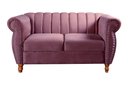 Ver imagem 4 de Conjunto Realeza Sofá com Poltronas Chesterfield Decoração Roxo