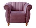 Ver imagem 6 de Conjunto Realeza Sofá com Poltronas Chesterfield Decoração Roxo