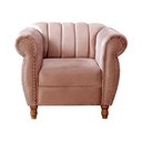 Ver imagem 6 de Conjunto Realeza Sofá com Poltronas Chesterfield Decoração Rosa Rose