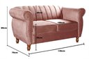 Ver imagem 3 de Conjunto Realeza Sofá com Poltronas Chesterfield Decoração Rosa Rose