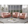 Conjunto Realeza Sofá com Poltronas Chesterfield Decoração - 1