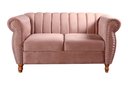 Ver imagem 4 de Conjunto Realeza Sofá com Poltronas Chesterfield Decoração Rosa Rose