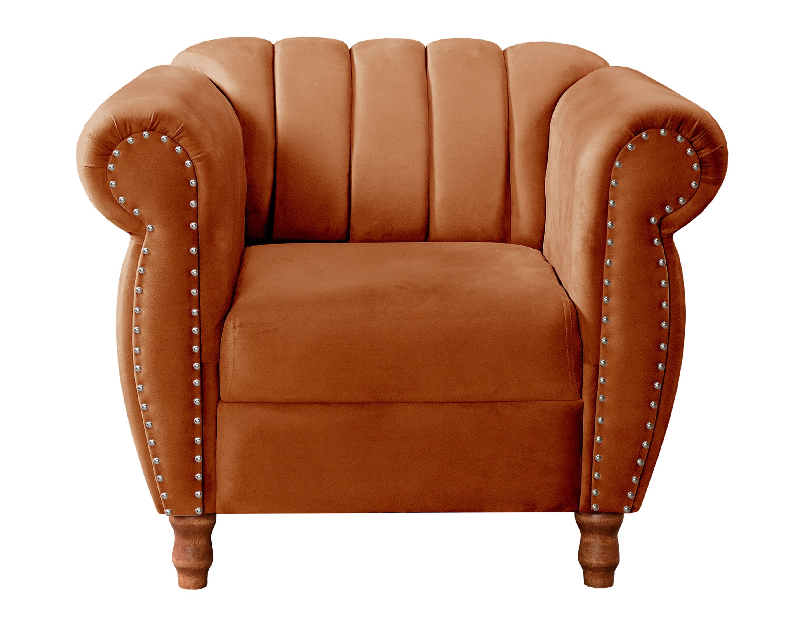 Conjunto Realeza Sofá com Poltronas Chesterfield Decoração - 6