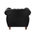 Ver imagem 7 de Conjunto Realeza Sofá com Poltronas Chesterfield Decoração Preto