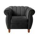 Ver imagem 6 de Conjunto Realeza Sofá com Poltronas Chesterfield Decoração Preto