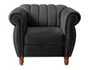 Ver imagem 6 de Conjunto Realeza Sofá com Poltronas Chesterfield Decoração Preto