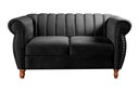 Ver imagem 4 de Conjunto Realeza Sofá com Poltronas Chesterfield Decoração Preto