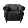 Conjunto Realeza Sofá com Poltronas Chesterfield Decoração - 6