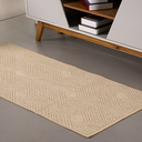Ver imagem 1 de Tapete Passadeira Sisal Lancer 1,00x66cm com Base Antiderrapante Ps29 Clean