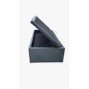 Ver imagem 4 de Bicama Box Baú Solteiro Com Auxiliar De Molas 3x1 - Suede Cinza - 88x188