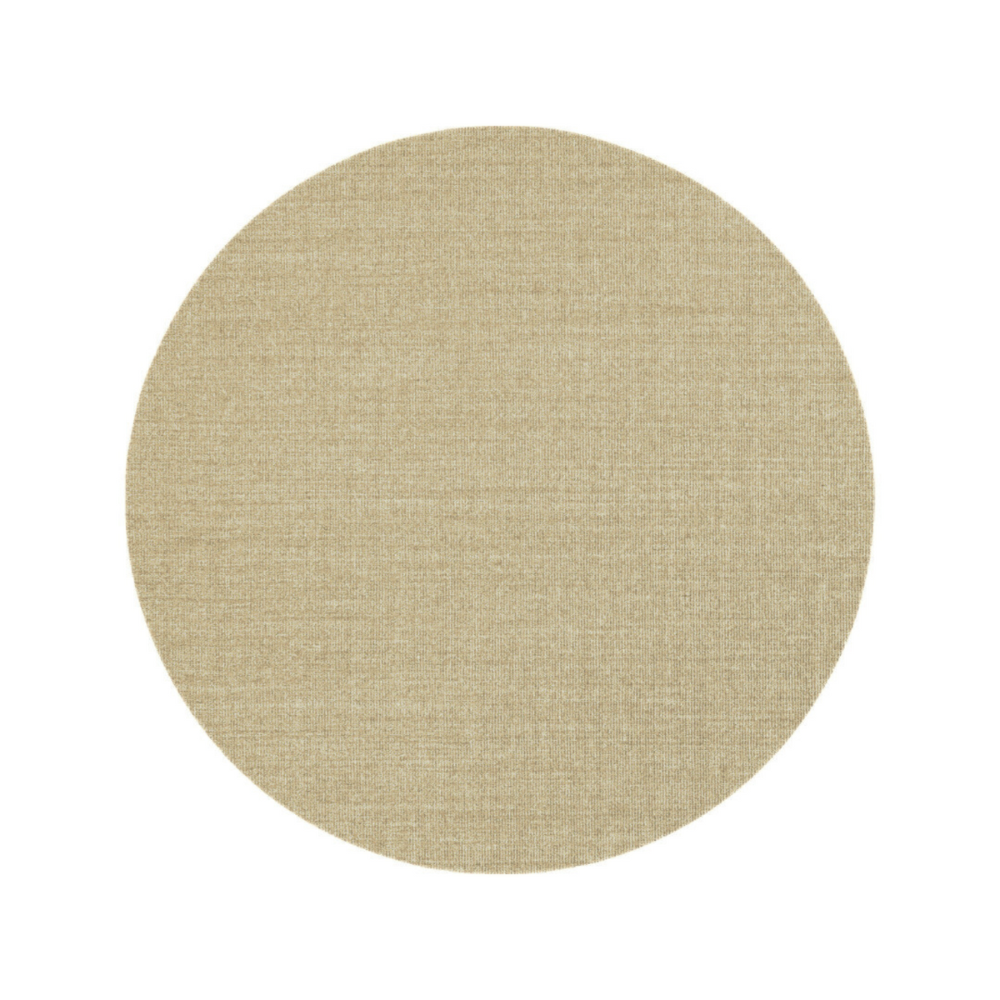 Tapete de Sisal Natural Basico Creme Redondo 2,0 - 2