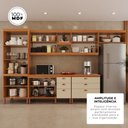 Ver imagem 7 de Cozinha Completa Modulada Tuboarte Ágata 100% Mdf com 2 Balcões 11 Portas e 6 Gavetas