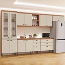 Ver imagem 1 de Cozinha Completa Modulada Tuboarte Ágata 100% MDF com 2 Balcões 11 Portas e 6 Gavetas