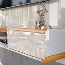 Ver imagem 4 de Painel Tv até 70 Polegadas Ripado Atlas 1,86m Lukaliam Móveis