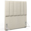 Ver imagem 1 de Cabeceira Cama Box Solteiro 100 cm Dália W01 Linho Champanhe - Lyam Decor