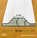 Ver imagem 2 de Moldura Boiserie Mdf 5cm Decorada (kit com 4 Peças 7,36m) Fácil Instalação
