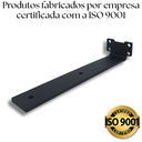 Ver imagem 3 de Par Mãos Francesas para Prateleira 25cm Formato Invertido Fixo de Parede Aço Reforçado Preto