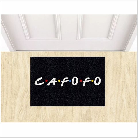 Tapete Capacho Cafofo Casa para Porta de Entradas