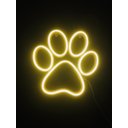 Ver imagem 1 de Luminária Parede Pata Pet Neon Led Decoração Luz 110-220v