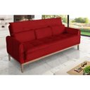 Ver imagem 3 de Sofá Cama Rivieira 1.50m - Vermelho