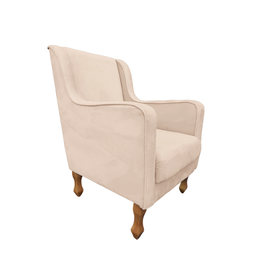 Poltrona Confortável para Amamentação Ester - Dritex:suede Bege - 2