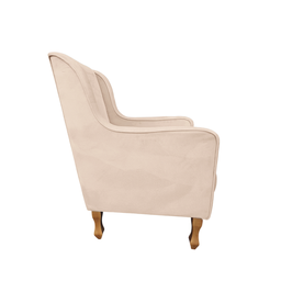Poltrona Confortável para Amamentação Ester - Dritex:suede Bege - 4