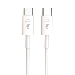 Cabo Usb-c - Power Delivery - 1 Metro - 20w - Branco - Elg Tc20w - 1