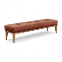 Ver imagem 2 de Recamier Luxo Madeira Maciça Valentin Laranja Terracota