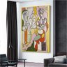 Quadro Pablo Picasso Pintura De Retrato Deformada 3:60x40 cm/BRANCA - 6