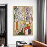 Quadro Pablo Picasso Pintura De Retrato Deformada 3:60x40 cm/BRANCA - 5