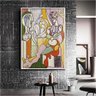 Quadro Pablo Picasso Pintura De Retrato Deformada 3:60x40 cm/BRANCA - 7