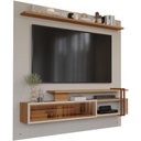 Ver imagem 5 de Painel Home para Tv Sala Quarto até 65 Polegadas 200cm Mdf Branco Off White Nature 1 Porta de
