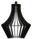 Ver imagem 2 de Luminária Teto tipo Pendente em MDF - Completa - Cor: Preta